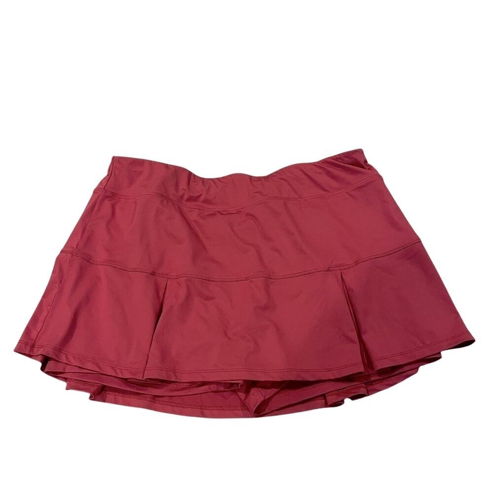 Zyia Active Pink Edge Skirt XXL | Y2K Preppy Athleisure Tenniscore Pickleball - Picture 4 of 5